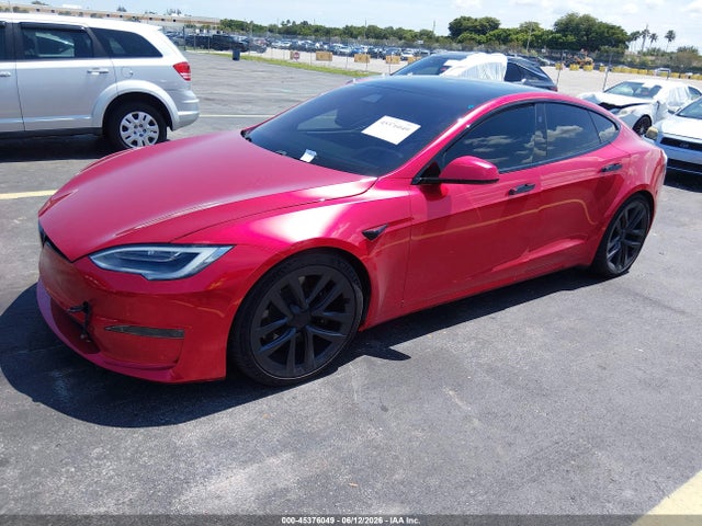 Aukcja sprzedaży 2021 Tesla Model S Plaid Tri Motor All-wheel Drive, vin: 5YJSA1E68MF452083, numer aukcji: 45376049