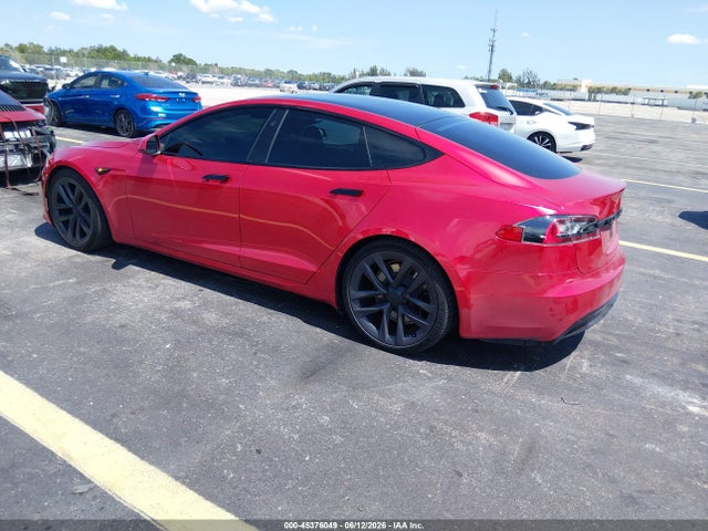 Aukcja sprzedaży 2021 Tesla Model S Plaid Tri Motor All-wheel Drive, vin: 5YJSA1E68MF452083, numer aukcji: 45376049
