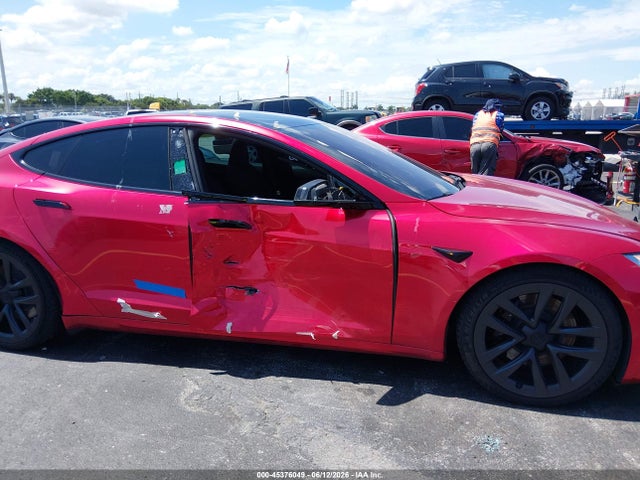 Aukcja sprzedaży 2021 Tesla Model S Plaid Tri Motor All-wheel Drive, vin: 5YJSA1E68MF452083, numer aukcji: 45376049