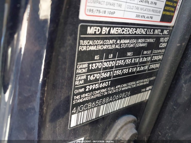Продажа на аукционе авто 2008 Mercedes-benz R-class 3.5l, vin: 4JGCB65E88A069826, номер лота: 45376207
