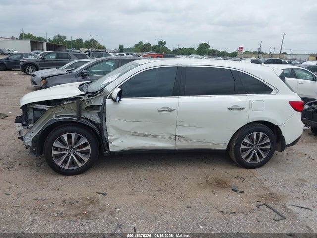 45376326 :رقم المزاد ، 5FRYD3H41FB013221 vin ، 2015 Acura Mdx Technology Package مزاد بيع