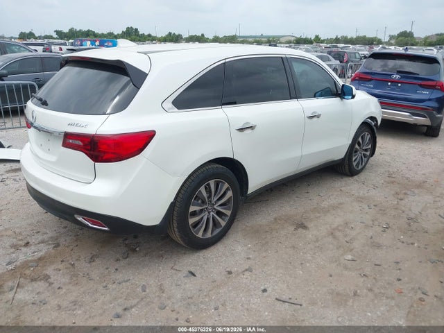 45376326 :رقم المزاد ، 5FRYD3H41FB013221 vin ، 2015 Acura Mdx Technology Package مزاد بيع