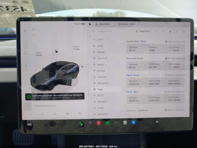 2025 Tesla Model 3 Long Range Rear-wheel Drive/standard Rear-wheel Drive მანქანა იყიდება აუქციონზე, vin: 5YJ3E1EA4SF904685, აუქციონის ნომერი: 45376481