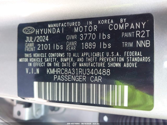 Hyundai Venue Sel 2024 KMHRC8A31RU340488 Image 9