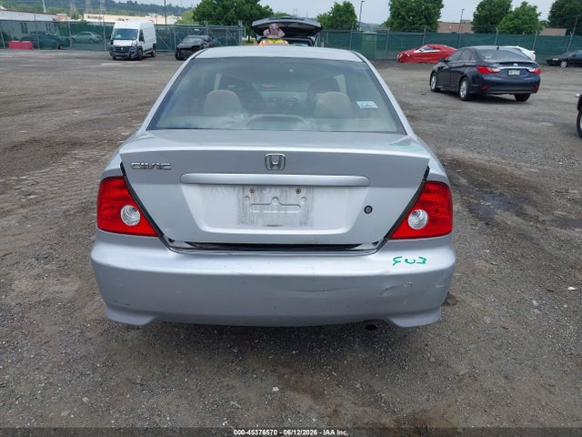 2005 Honda Civic Lx მანქანა იყიდება აუქციონზე, vin: 1HGEM22575L036855, აუქციონის ნომერი: 45376570