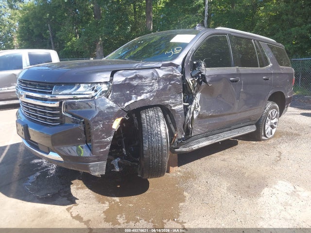 2022 Chevrolet Tahoe 4wd Lt მანქანა იყიდება აუქციონზე, vin: 1GNSKNKD1NR345791, აუქციონის ნომერი: 45376621