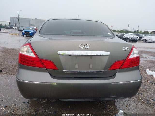 2005 Infiniti Q45 მანქანა იყიდება აუქციონზე, vin: JNKBF01A95M101485, აუქციონის ნომერი: 45376717