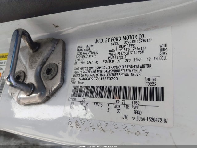 Ford Transit Connect Xlt 2018 NM0GE9F71J1379799 Image 9