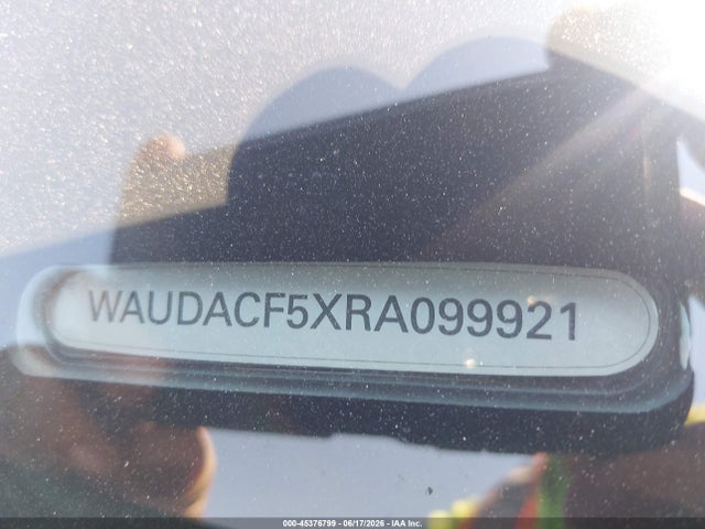 Aukcja sprzedaży 2024 Audi A5 Sportback Premium 45 Tfsi S Line Quattro S Tronic, vin: WAUDACF5XRA099921, numer aukcji: 45376799