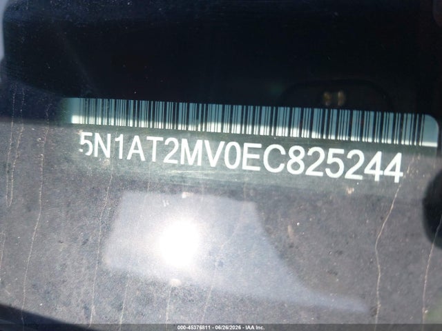 45376811 :رقم المزاد ، 5N1AT2MV0EC825244 vin ، 2014 Nissan Rogue Sl مزاد بيع