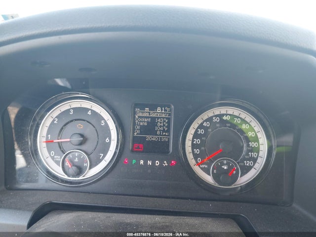 45376876 :رقم المزاد ، 3C6RR6KG3MG670340 vin ، 2021 Ram 1500 Classic Tradesman  4x2 5'7 Box مزاد بيع