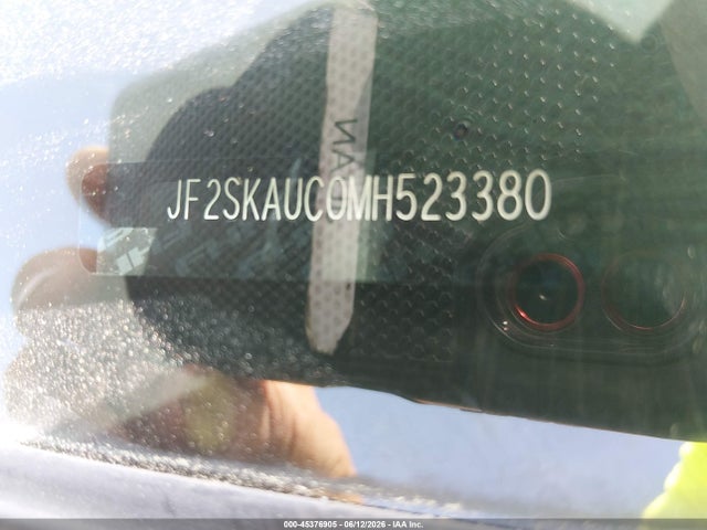 45376905 :رقم المزاد ، JF2SKAUC0MH523380 vin ، 2021 Subaru Forester Limited مزاد بيع
