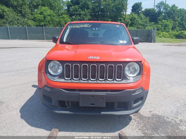 2018 Jeep Renegade Sport 4x4 მანქანა იყიდება აუქციონზე, vin: ZACCJBAB9JPG78862, აუქციონის ნომერი: 45376908