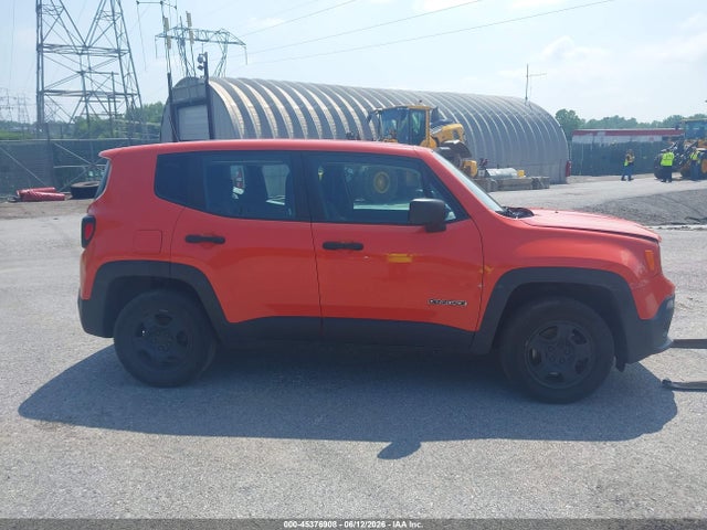 2018 Jeep Renegade Sport 4x4 მანქანა იყიდება აუქციონზე, vin: ZACCJBAB9JPG78862, აუქციონის ნომერი: 45376908