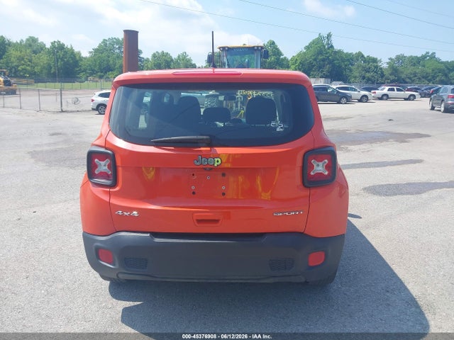 2018 Jeep Renegade Sport 4x4 მანქანა იყიდება აუქციონზე, vin: ZACCJBAB9JPG78862, აუქციონის ნომერი: 45376908