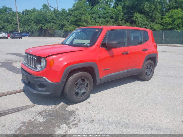 2018 Jeep Renegade Sport 4x4 მანქანა იყიდება აუქციონზე, vin: ZACCJBAB9JPG78862, აუქციონის ნომერი: 45376908
