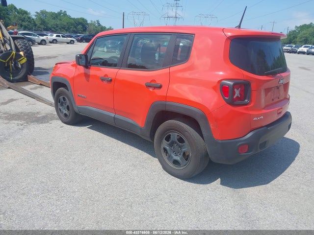 2018 Jeep Renegade Sport 4x4 მანქანა იყიდება აუქციონზე, vin: ZACCJBAB9JPG78862, აუქციონის ნომერი: 45376908