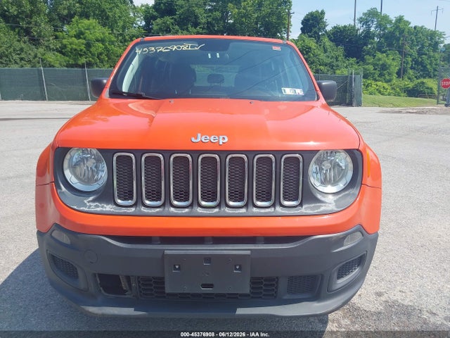 2018 Jeep Renegade Sport 4x4 მანქანა იყიდება აუქციონზე, vin: ZACCJBAB9JPG78862, აუქციონის ნომერი: 45376908