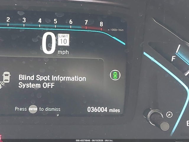 45376946 :رقم المزاد ، 5FNRL6H54RB039528 vin ، 2024 Honda Odyssey Ex مزاد بيع