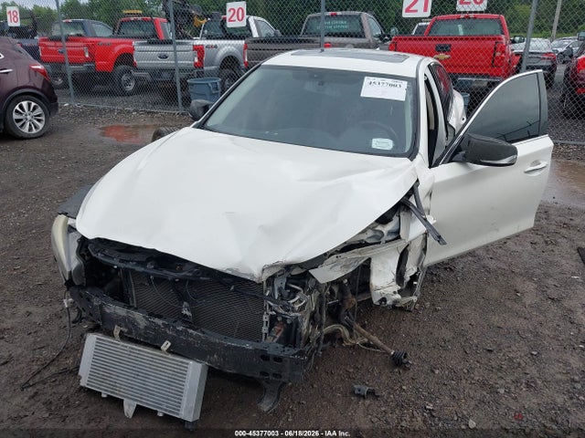 2018 Infiniti Q50 3.0t Luxe მანქანა იყიდება აუქციონზე, vin: JN1EV7AR2JM445074, აუქციონის ნომერი: 45377003