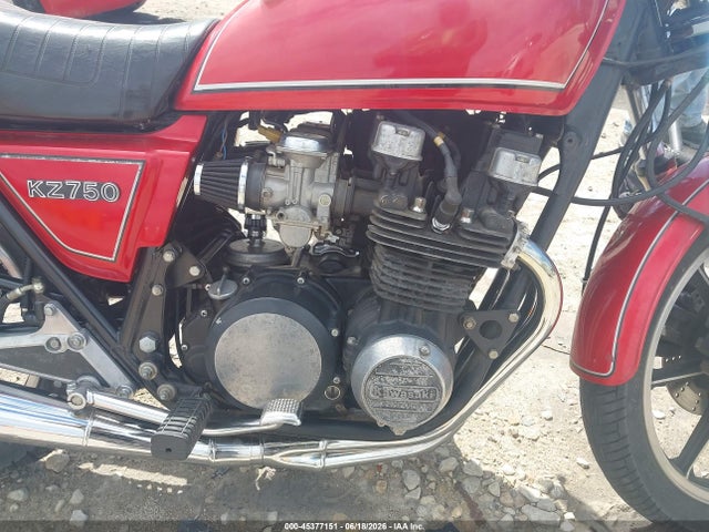 1981 Kawasaki Kz750 მანქანა იყიდება აუქციონზე, vin: KV750E013444, აუქციონის ნომერი: 45377151