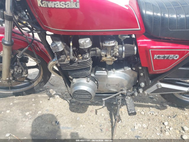 1981 Kawasaki Kz750 მანქანა იყიდება აუქციონზე, vin: KV750E013444, აუქციონის ნომერი: 45377151