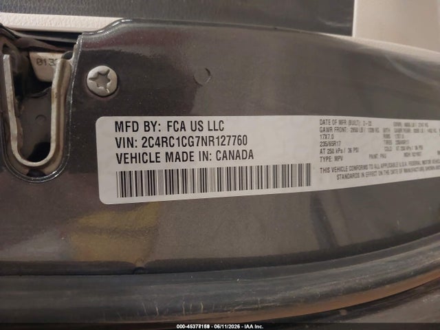Chrysler Voyager Lx 2022 2C4RC1CG7NR127760 Image 9