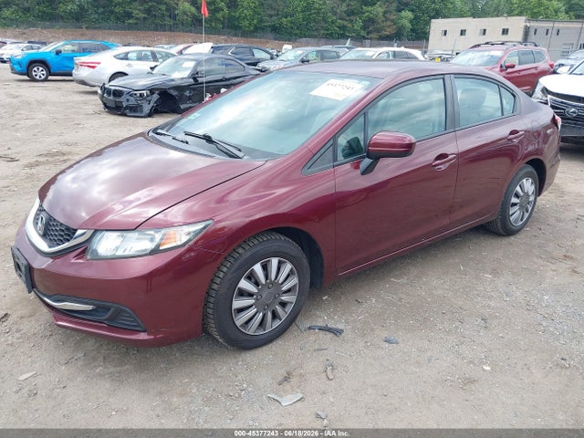 Honda Civic Lx 2014 2HGFB2F51EH516293 Image 2
