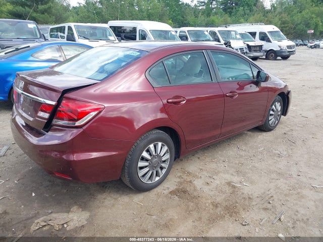 Honda Civic Lx 2014 2HGFB2F51EH516293 Image 4