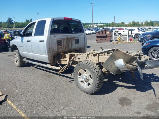 2004 Dodge Ram 2500 Slt/laramie მანქანა იყიდება აუქციონზე, vin: 3D7KU28CX4G263353, აუქციონის ნომერი: 45377322