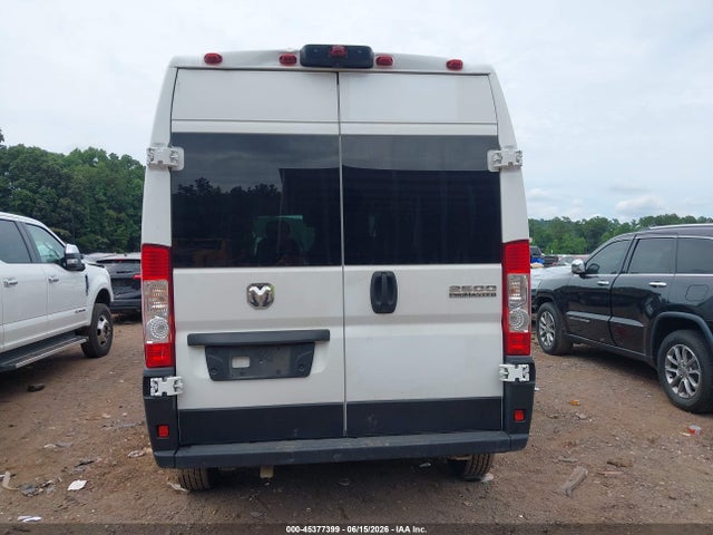 Продажа на аукционе авто 2023 Ram Promaster 2500 High Roof 159 Wb, vin: 3C6LRVDG2PE596289, номер лота: 45377399