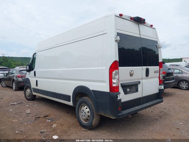 Продажа на аукционе авто 2023 Ram Promaster 2500 High Roof 159 Wb, vin: 3C6LRVDG2PE596289, номер лота: 45377399