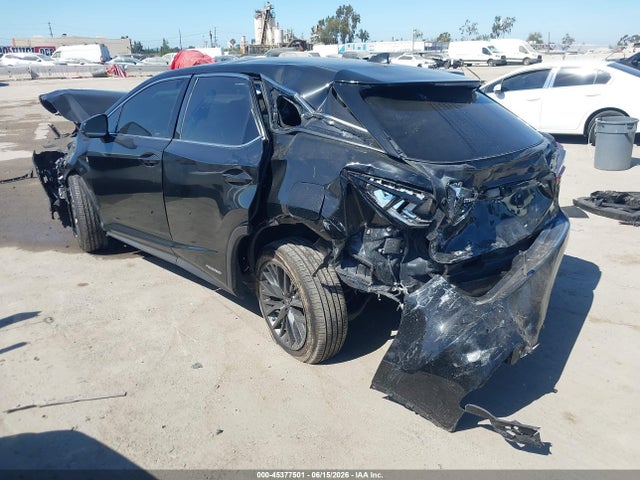 Продаж на аукціоні авто 2020 Lexus Rx 450h F Sport, vin: 2T2SGMDA7LC049135, номер лоту: 45377501