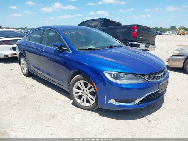 Auction sale of the 2015 Chrysler 200 Limited, vin: 1C3CCCAB9FN722251, lot number: 45377515