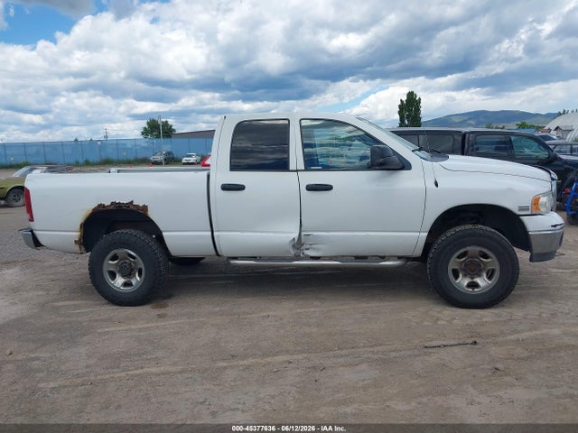 2004 Dodge Ram 2500 Slt/laramie მანქანა იყიდება აუქციონზე, vin: 1D7KU28D14J255956, აუქციონის ნომერი: 45377636