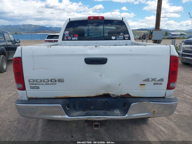 2004 Dodge Ram 2500 Slt/laramie მანქანა იყიდება აუქციონზე, vin: 1D7KU28D14J255956, აუქციონის ნომერი: 45377636