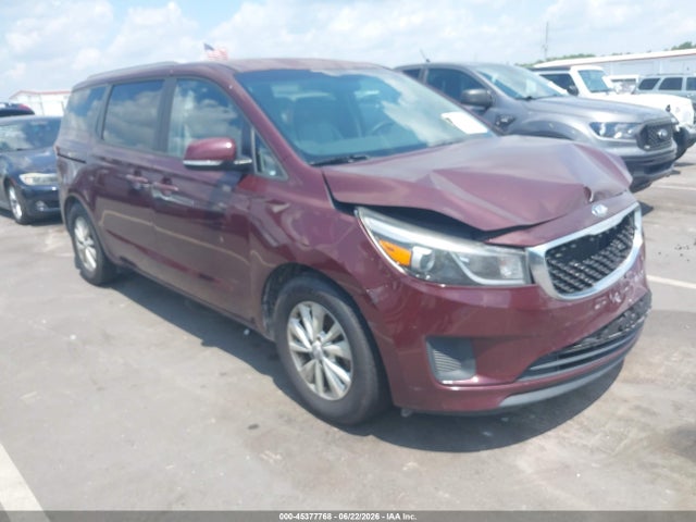 45377768 :رقم المزاد ، KNDMB5C1XG6171987 vin ، 2016 Kia Sedona Lx مزاد بيع