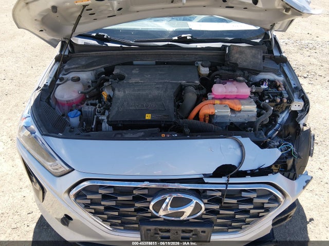 KMHC65LC1MU249724 Hyundai Ioniq Hybrid Blue