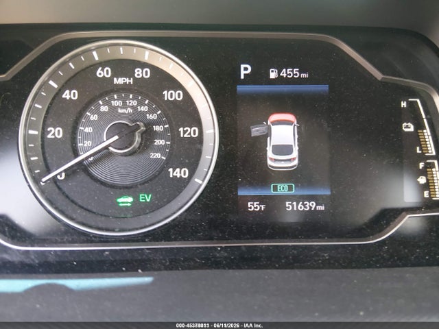 KMHC65LC1MU249724 Hyundai Ioniq Hybrid Blue