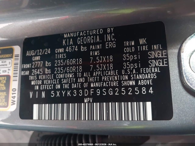 KIA Sportage Ex 2025 5XYK33DF9SG252584 Image 9