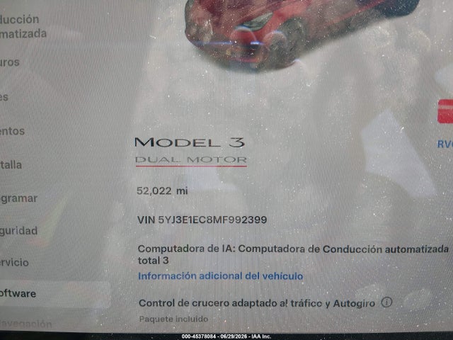 Tesla Model 3 Performance Dual Motor All-wheel Drive 2021 5YJ3E1EC8MF992399 Image 13