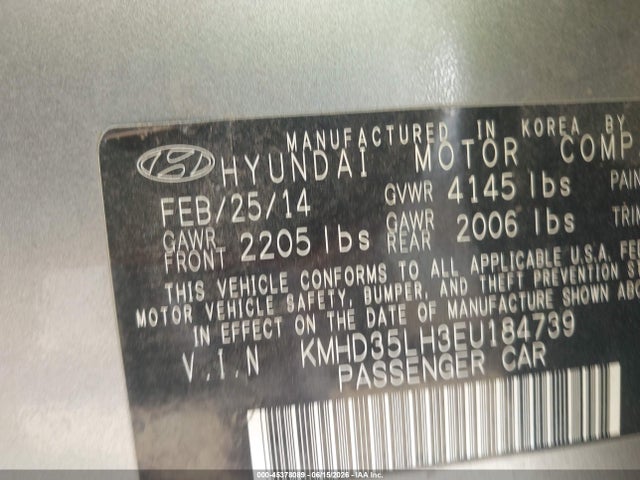 Hyundai ELANTRA GT 2014 KMHD35LH3EU184739 Image 9