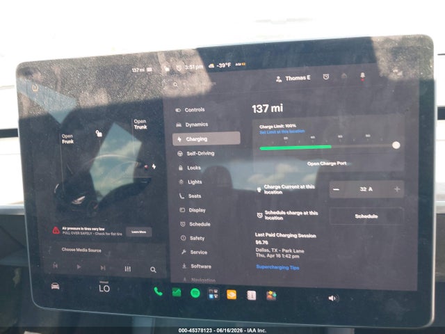 5YJ3E1EA0PF435599 Tesla Model 3 Rear-wheel Drive