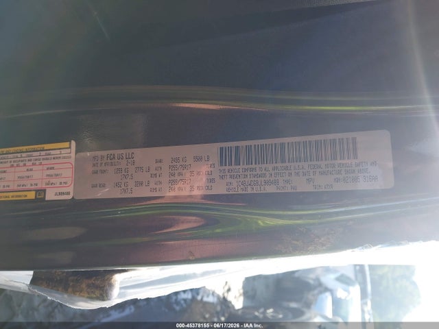 1C4BJWDG8JL909488 Jeep Wrangler Jk Unlimited Sport S 4x4