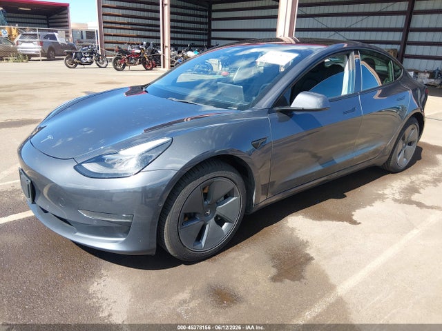 Tesla Model 3 Rear-wheel Drive 2022 5YJ3E1EA7NF122076 Image 2