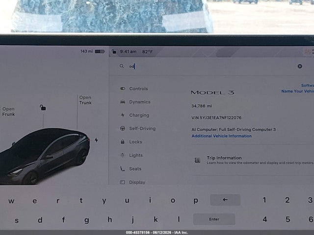 Tesla Model 3 Rear-wheel Drive 2022 5YJ3E1EA7NF122076 Image 7