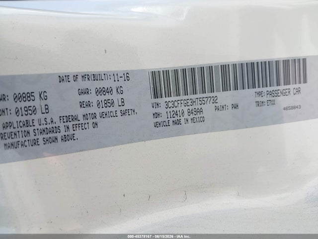 Fiat 500E BATTERY ELECTRIC 2017 3C3CFFGE3HT557732 Image 9