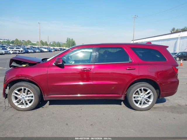 45378189 :رقم المزاد ، 1C4RDJDG8NC219769 vin ، 2022 Dodge Durango Gt Plus Awd مزاد بيع