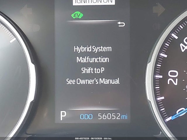 4T3RWRFV9MU038454 Toyota Rav4 Hybrid Xle