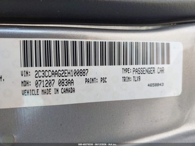 Chrysler 300 2014 2C3CCAAG2EH100887 Image 9